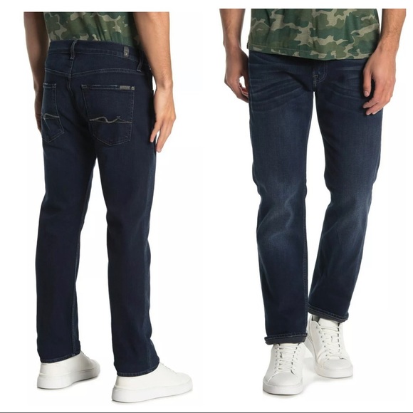 7 For All Mankind Standard Straight Jeans - Picture 7 of 9